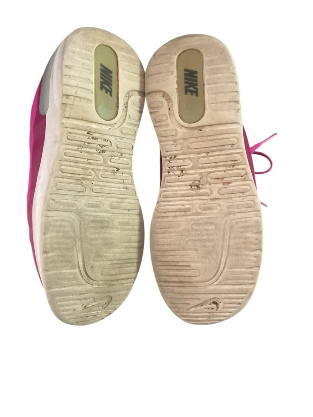 Nike “Amixa” Fire Pink Athletic Sneakers w/White Swoosh